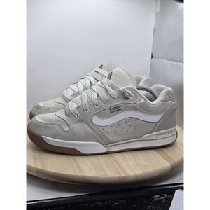 Mens Size 9.5 - Vans‎ Rowley XLT Beige White Gum Skateboarding Skate Shoes